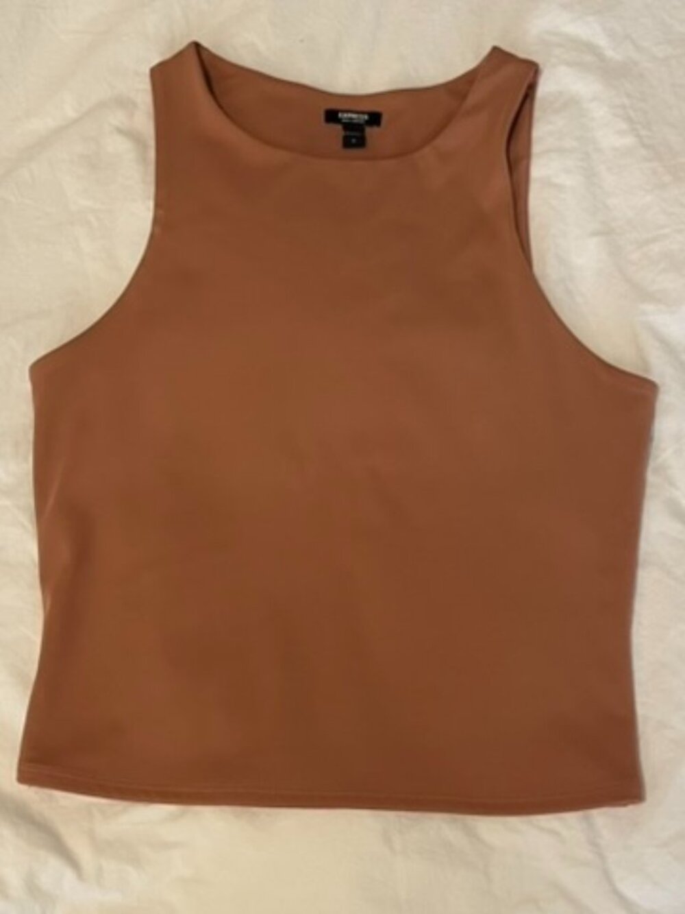 Express Body Contour High Compression High Neck Cropped Tank